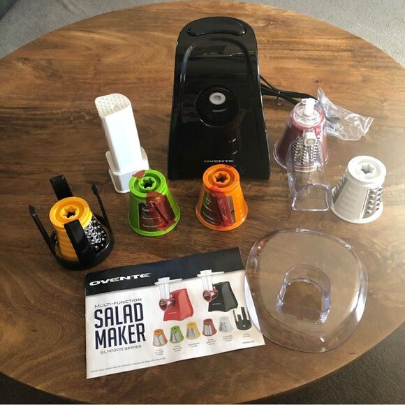 COPY 12- Ovente Professional Multi-Function Salad Maker Electric Slicer/Shredder - Picture 2 of 10